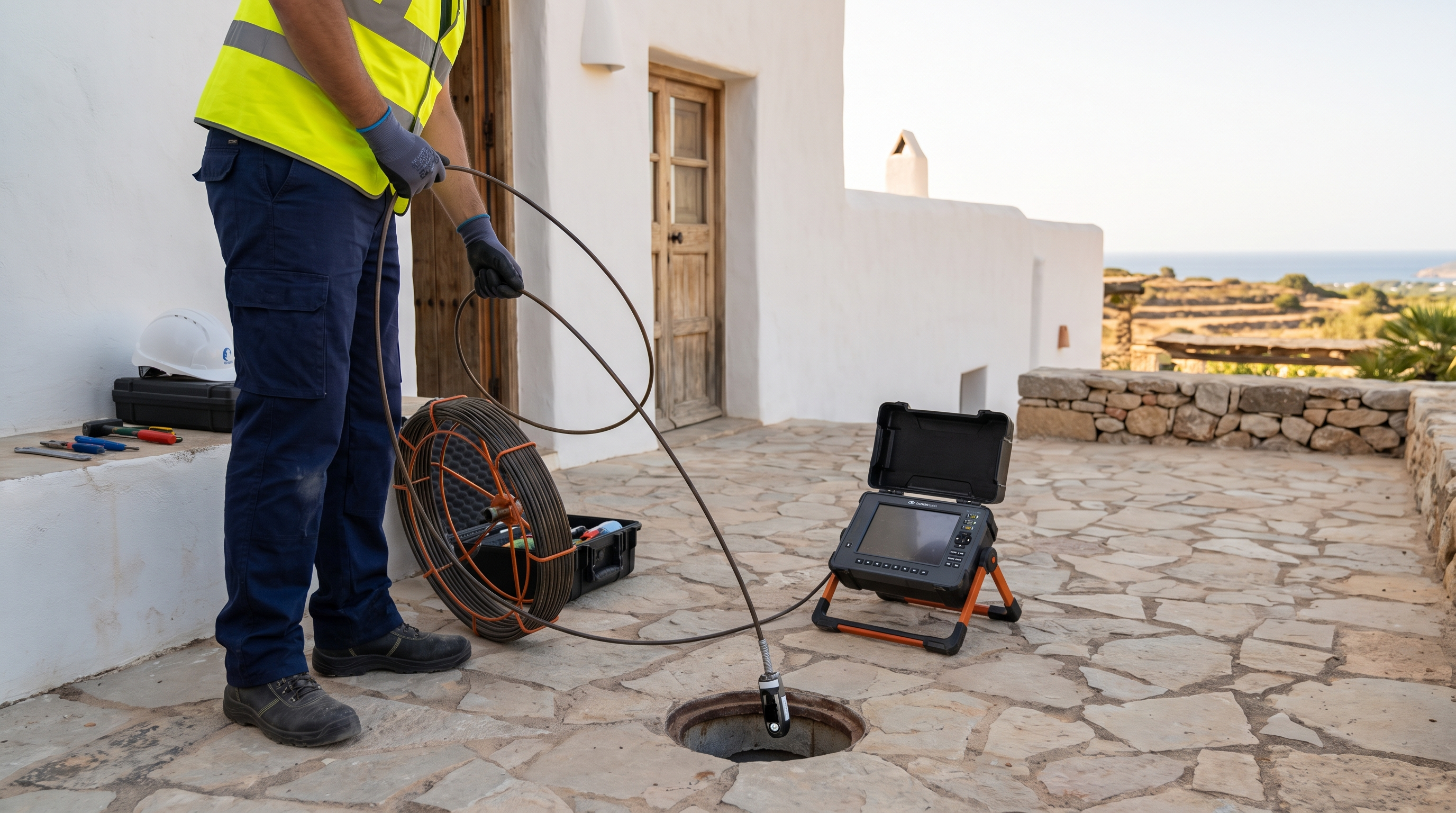Inspección CCTV de tuberías en Ibiza
